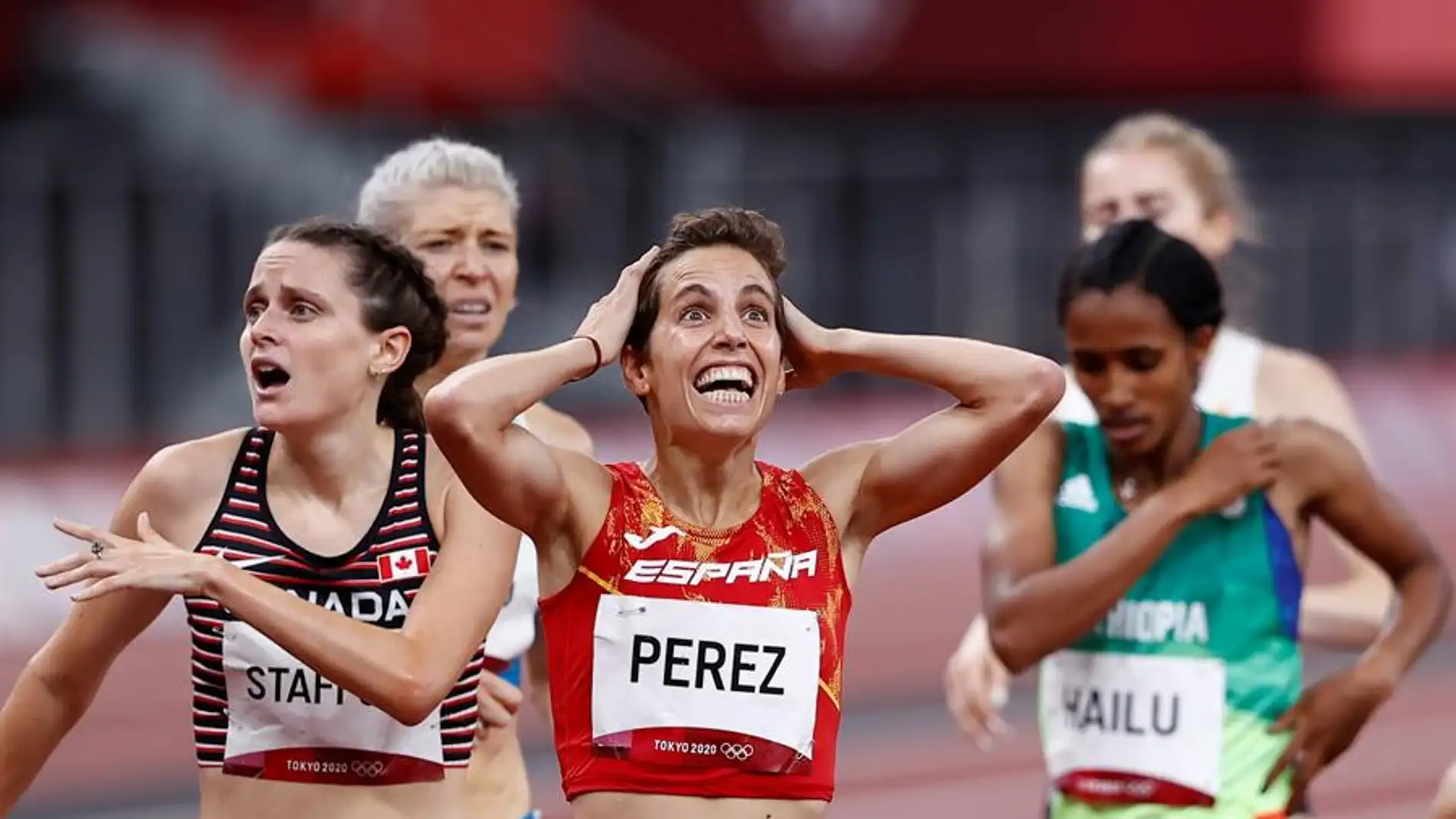 La incontrolable euforia al ver a tu pareja meterse en una final de Juegos Olímpicos