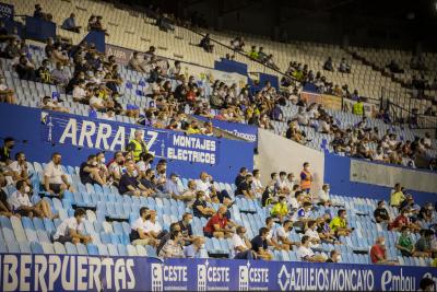 El Real Zaragoza contra el aforo del 40% en La Romareda El Real Zaragoza contra el aforo del 40% en La Romareda