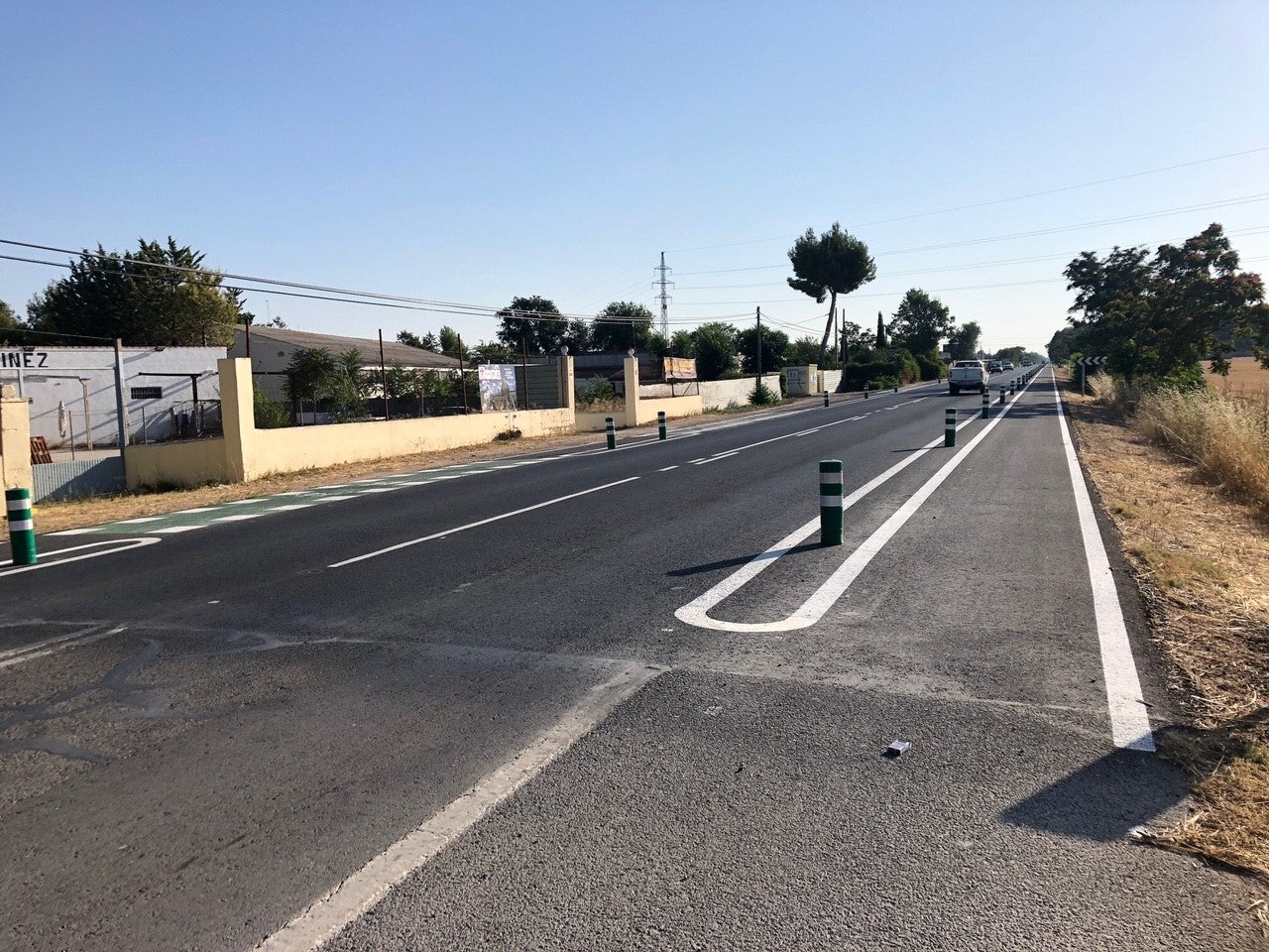 Se prolonga 1km el carril bici que discurre paralelo a la carretera de Jaén Se prolonga 1km el carril bici que discurre paralelo a la carretera de Jaén