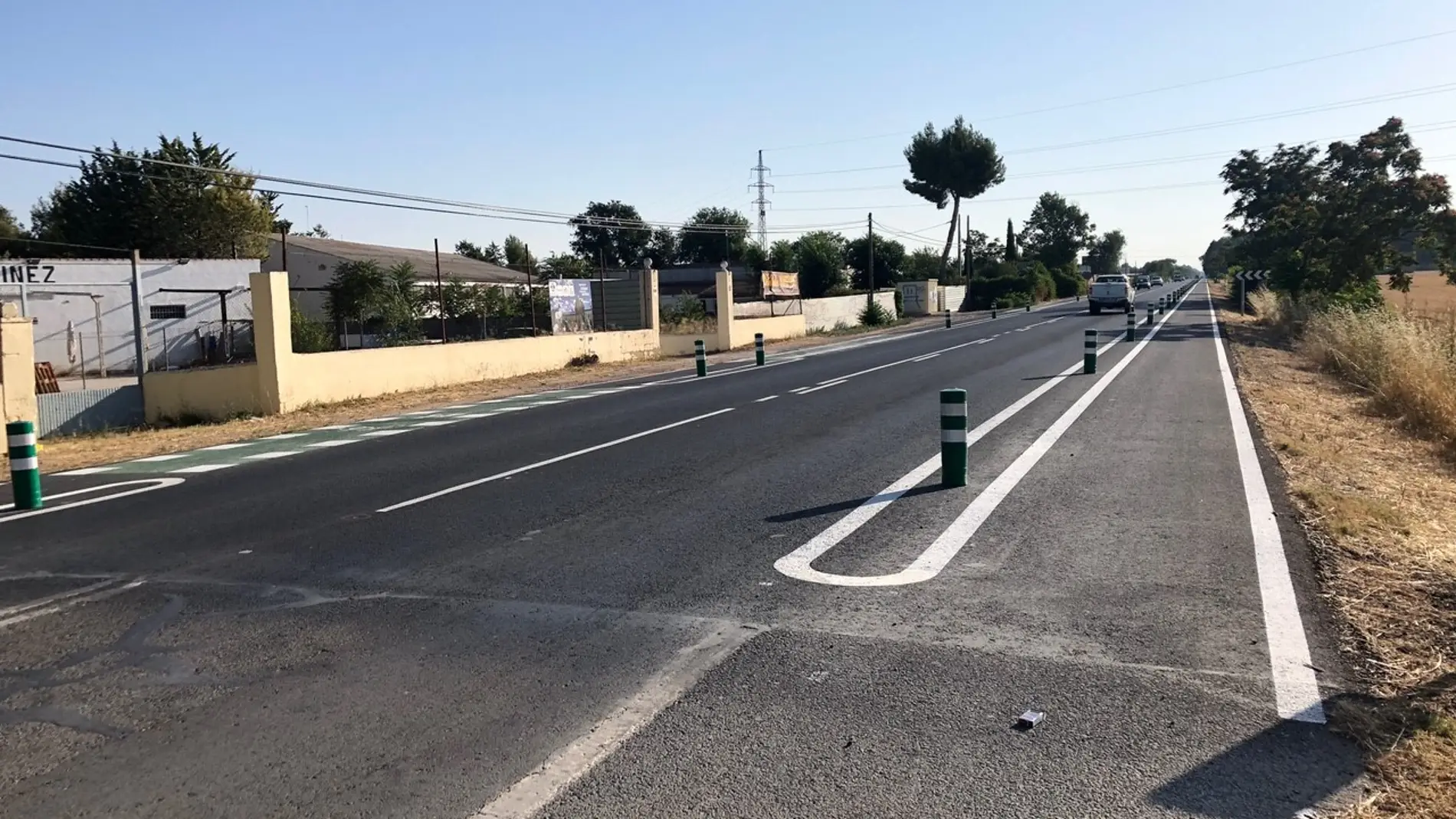 Se prolonga 1km el carril bici que discurre paralelo a la carretera de Jaén 