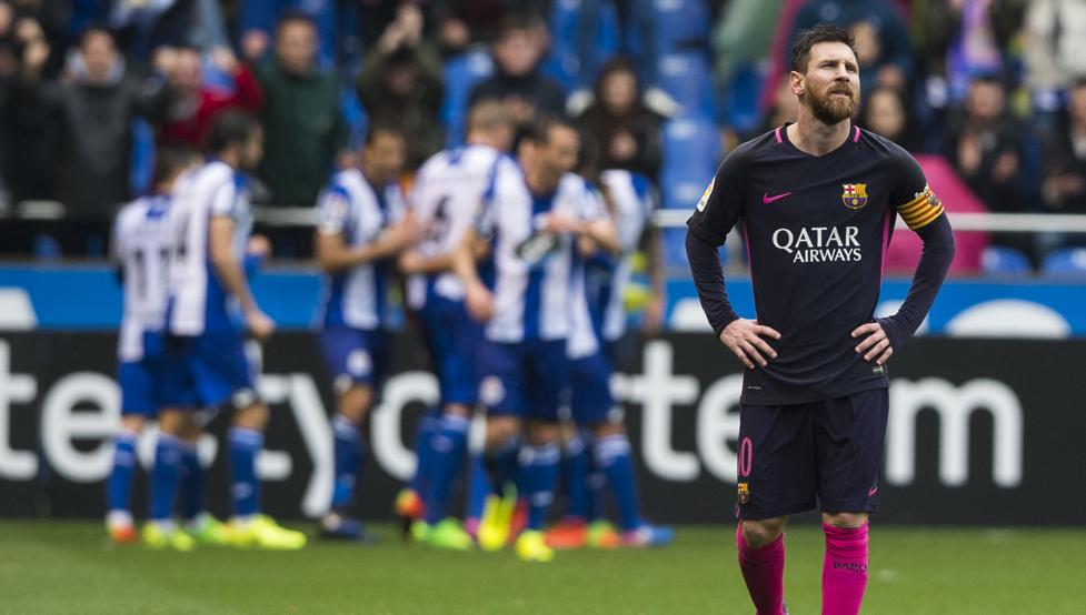 Messi, a los jugadores del Deportivo: "Atacá, boludo, atacá" Messi, a los jugadores del Deportivo: "Atacá, boludo, atacá"