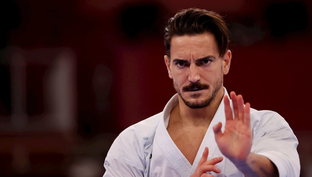 Damián Quintero, karateka español, en los Juegos Olímpicos de Tokio 2020
