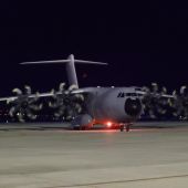 Un avión español A400 encargado de las repatriaciones en Afganistán
