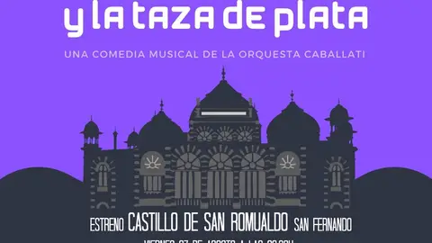 Cartel del evento que se celebrará en el Castillo de San Romualdo, en San Fernando Cartel del evento que se celebrará en el Castillo de San Romualdo, en San Fernando