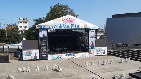 Parque de Santa Margarita en Coruña Parque de Santa Margarita en Coruña