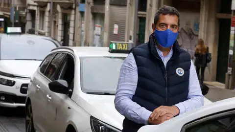 Taxistas de Santiago Jesús García, presidente Asociación de Taxistas de Santiago