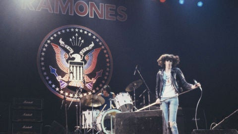 Los 'Ramones' durante un concierto