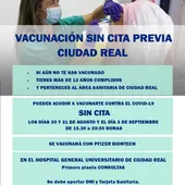 Vacunación masiva sin cita previa en el Hospital de Ciudad Real Vacunación masiva sin cita previa en el Hospital de Ciudad Real