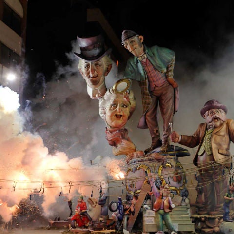 Monumento fallero. 