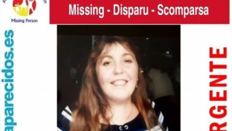 Recorte del cartel difundido para localizar a Maria Isabel de la Rosa Cozar Recorte del cartel difundido para localizar a Maria Isabel de la Rosa Cozar