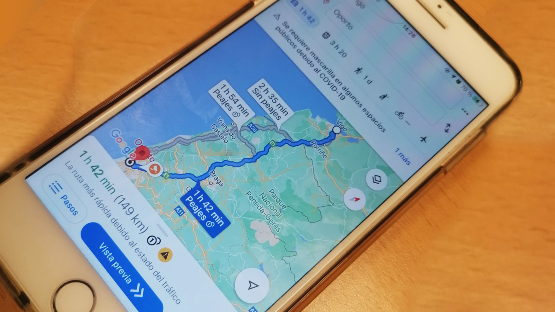 Google Maps ya no mostrará por defecto la ruta más rápida Google Maps ya no mostrará por defecto la ruta más rápida