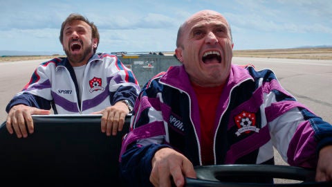 Escena de la pel&iacute;cula 'Garc&iacute;a y Garc&iacute;a' con Jos&eacute; Mota y Pepe Viyuela