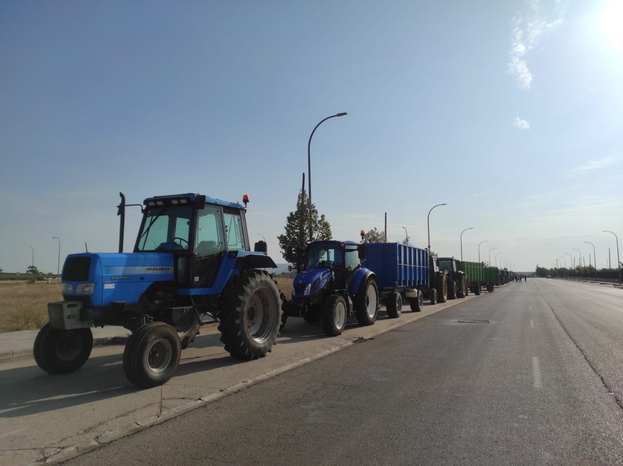 Decenas de agricultores piden en Valdepeñas un incremento de los precios de la uva Decenas de agricultores piden en Valdepeñas un incremento de los precios de la uva