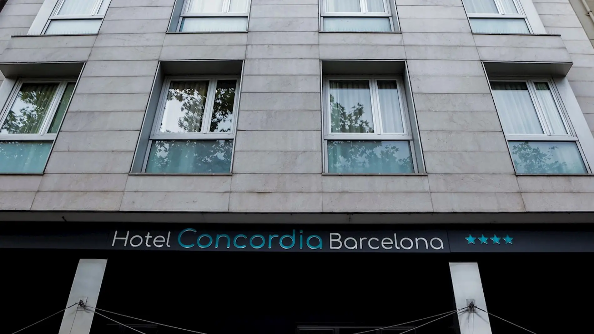 Fachada del Hotel Concordia de Barcelona