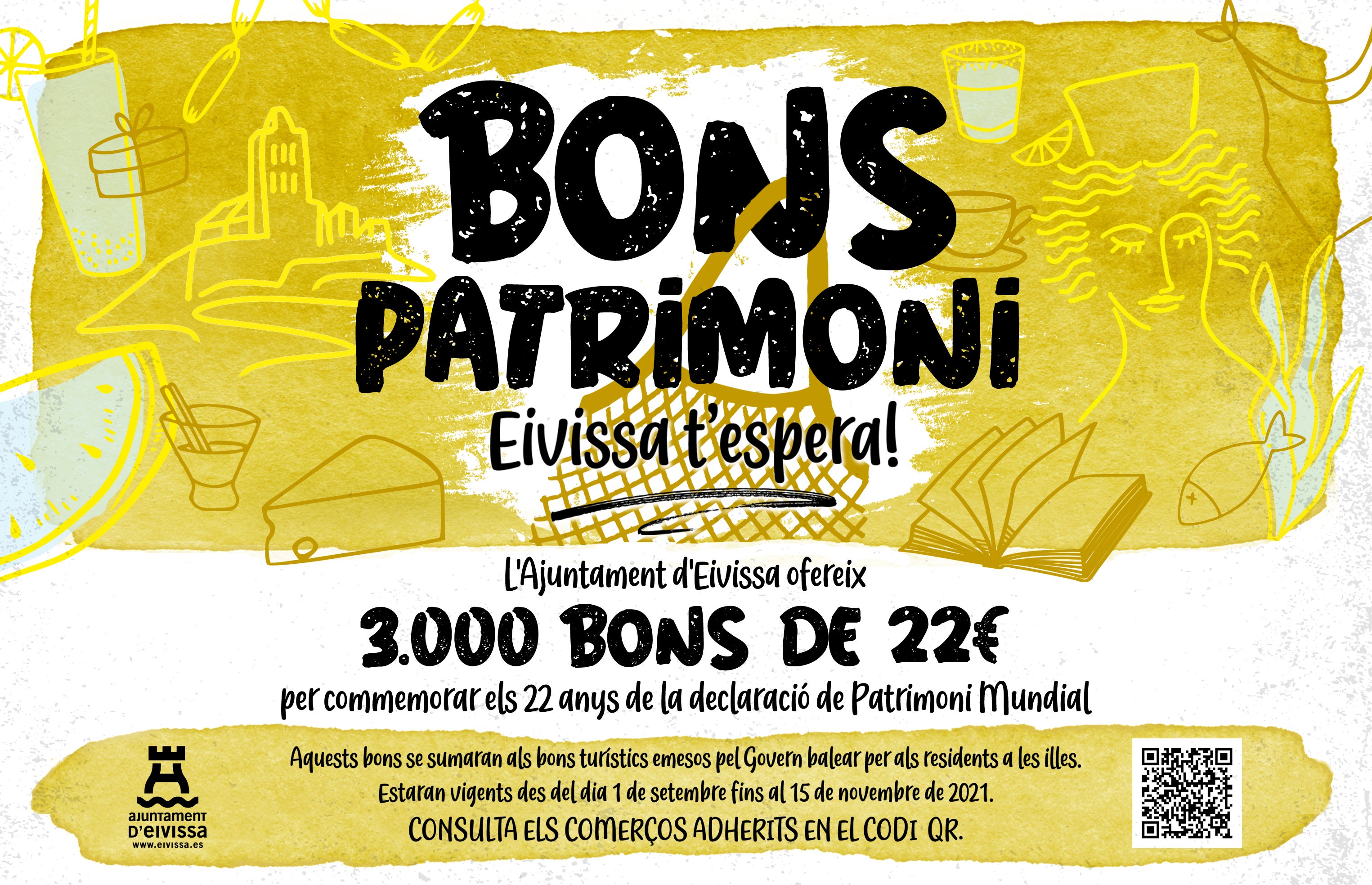 Visitar la ciudad de Eivissa tiene premio para los residentes en Baleares Visitar la ciudad de Eivissa tiene premio para los residentes en Baleares