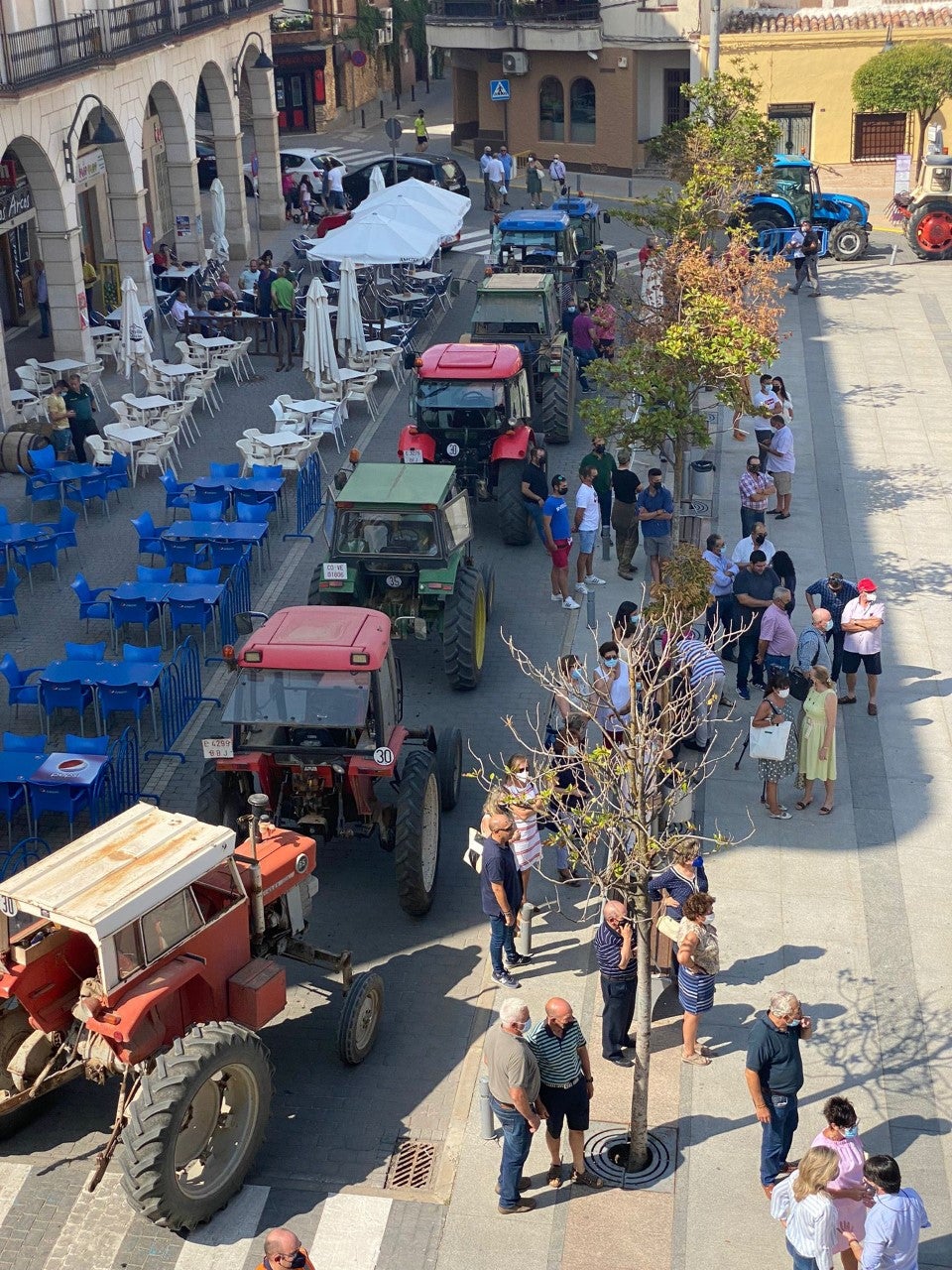 Decenas de tractores y agricultores reivindican en Socuéllamos precios justos y dignos para la uva Decenas de tractores y agricultores reivindican en Socuéllamos precios justos y dignos para la uva