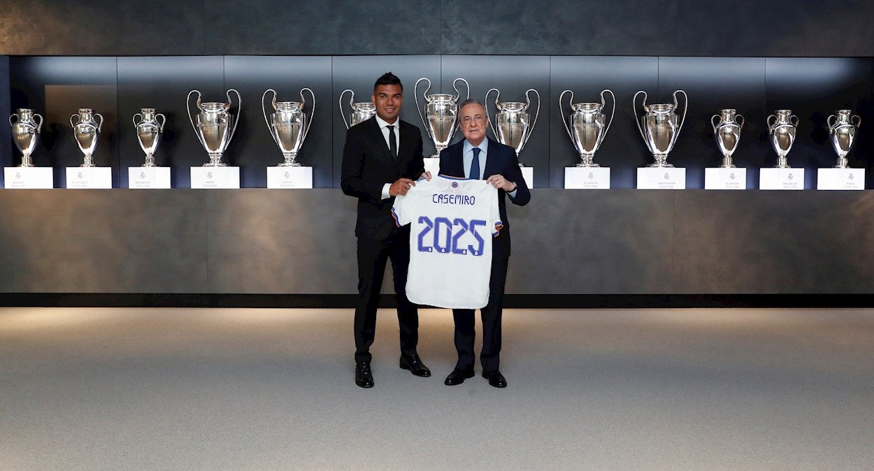 Casemiro, renovado hasta 2025 Casemiro, renovado hasta 2025