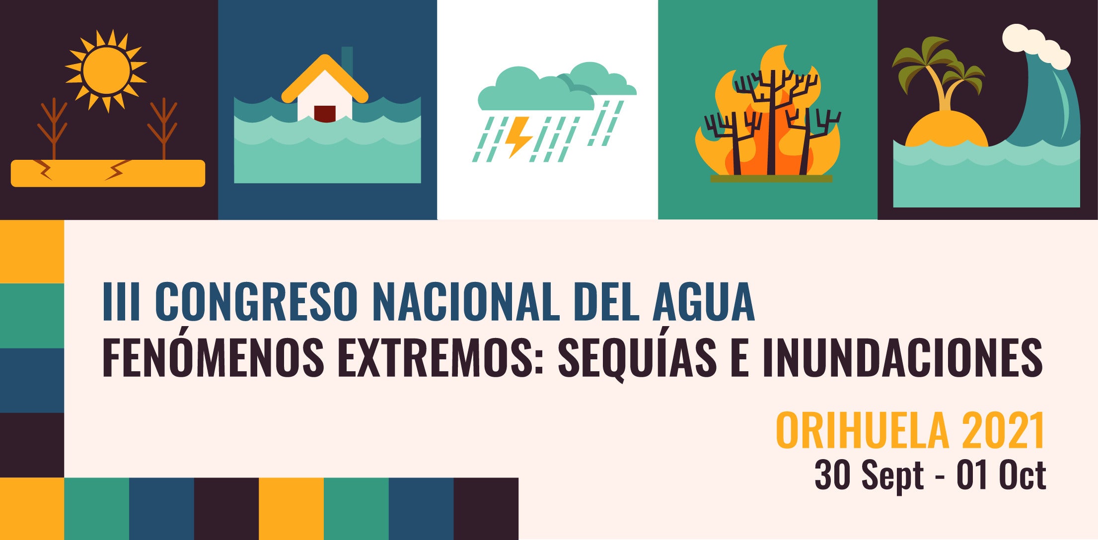 El III Congreso Nacional del Agua de Orihuela versará sobre ‘Fenómenos extremos: sequía e inundaciones’ El III Congreso Nacional del Agua de Orihuela versará sobre ‘Fenómenos extremos: sequía e inundaciones’