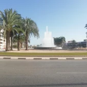 Fuente en una rotonda de circulación en Elche. Fuente en una rotonda de circulación en Elche.