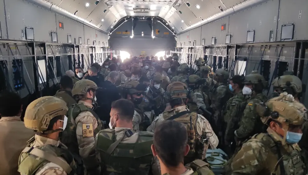 Último vuelo español de evacuación desde Kabul