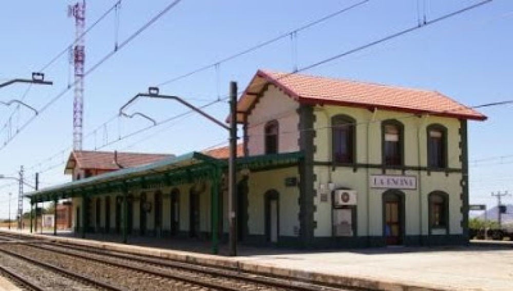 Estación ferroviaria de La Encina de Villena. 