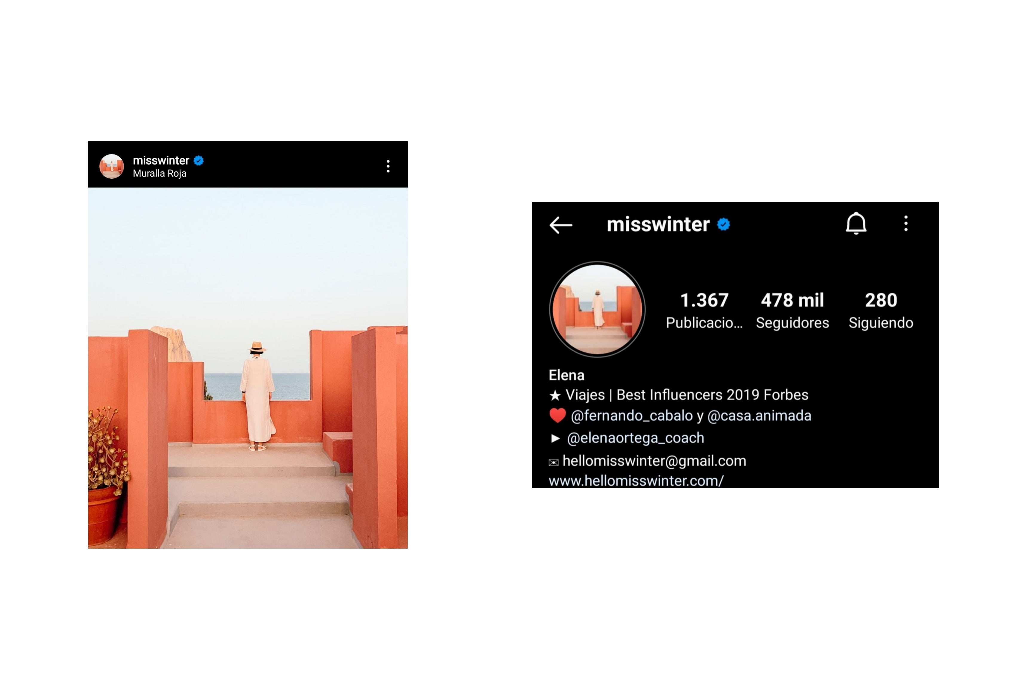 Misswinter: viajando con medio millón de personas en Instagram Misswinter: viajando con medio millón de personas en Instagram