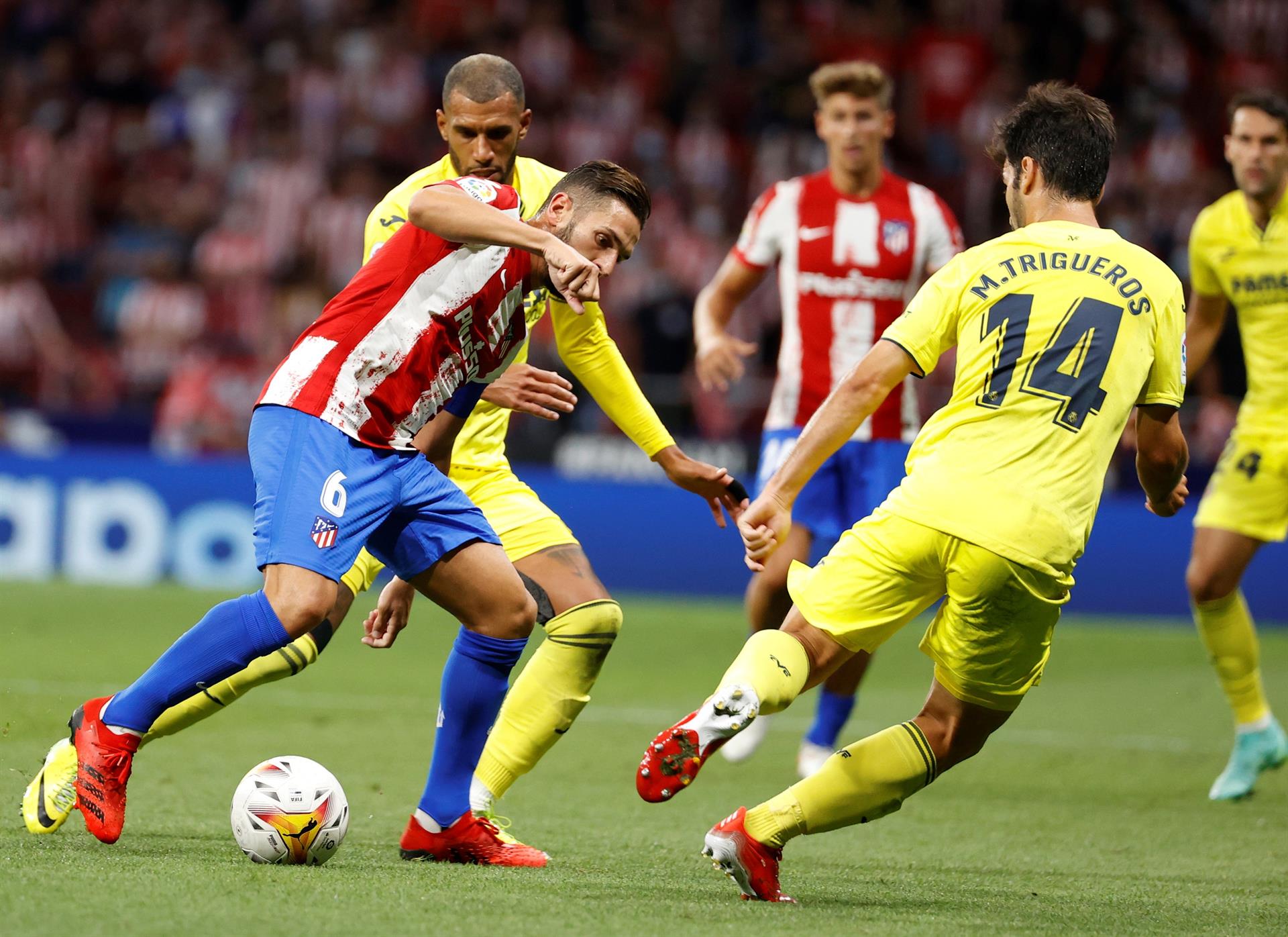 El Atleti rescata un punto 'in extremis' ante un combativo Villarreal El Atleti rescata un punto 'in extremis' ante un combativo Villarreal