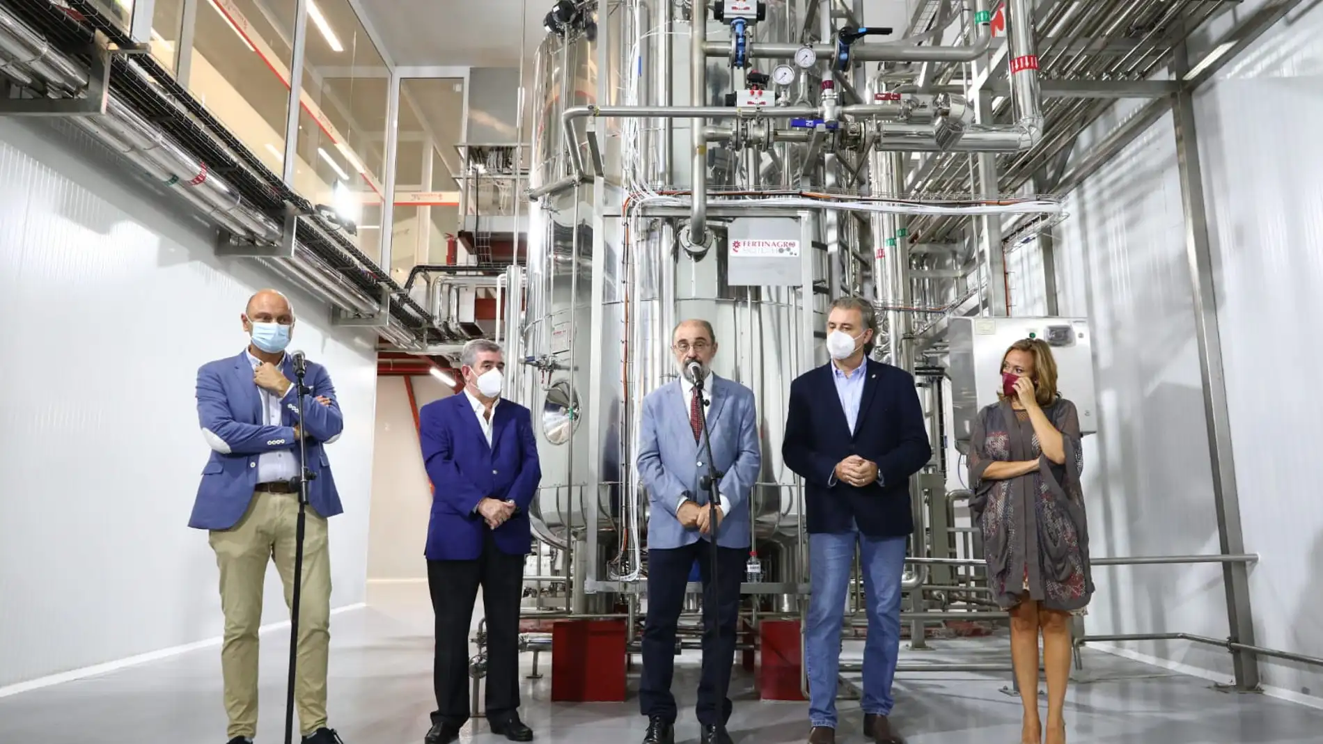 Inauguración de la nueva planta de Fertinagro Biotech en Utrillas