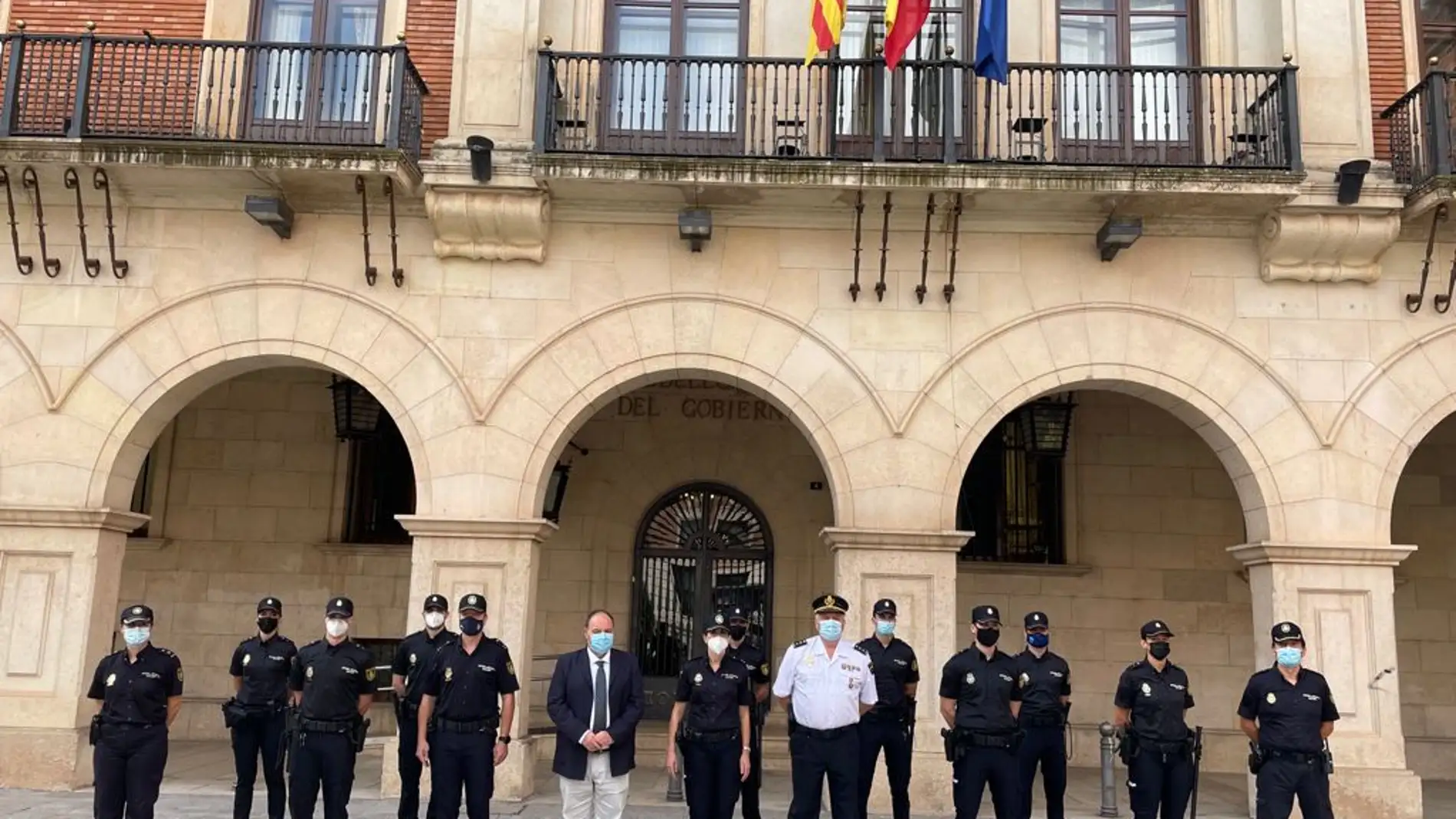 El Subdelegado del Gobierno en Teruel ha dado esta mañana la bienvenida a los nuevos agentes