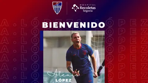 Alexis López, jugador de la Gimnástica Gimnástica Segoviana.