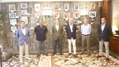 Homenaje a Manolo Gal&eacute; en la Ontier Cup de tenis