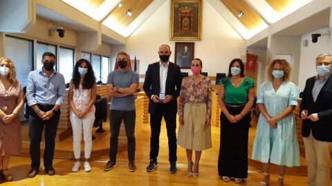 El Ayuntamiento ha celebrado una recepción a Hombrados El Ayuntamiento ha celebrado una recepción a Hombrados