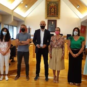 El Ayuntamiento ha celebrado una recepción a Hombrados El Ayuntamiento ha celebrado una recepción a Hombrados