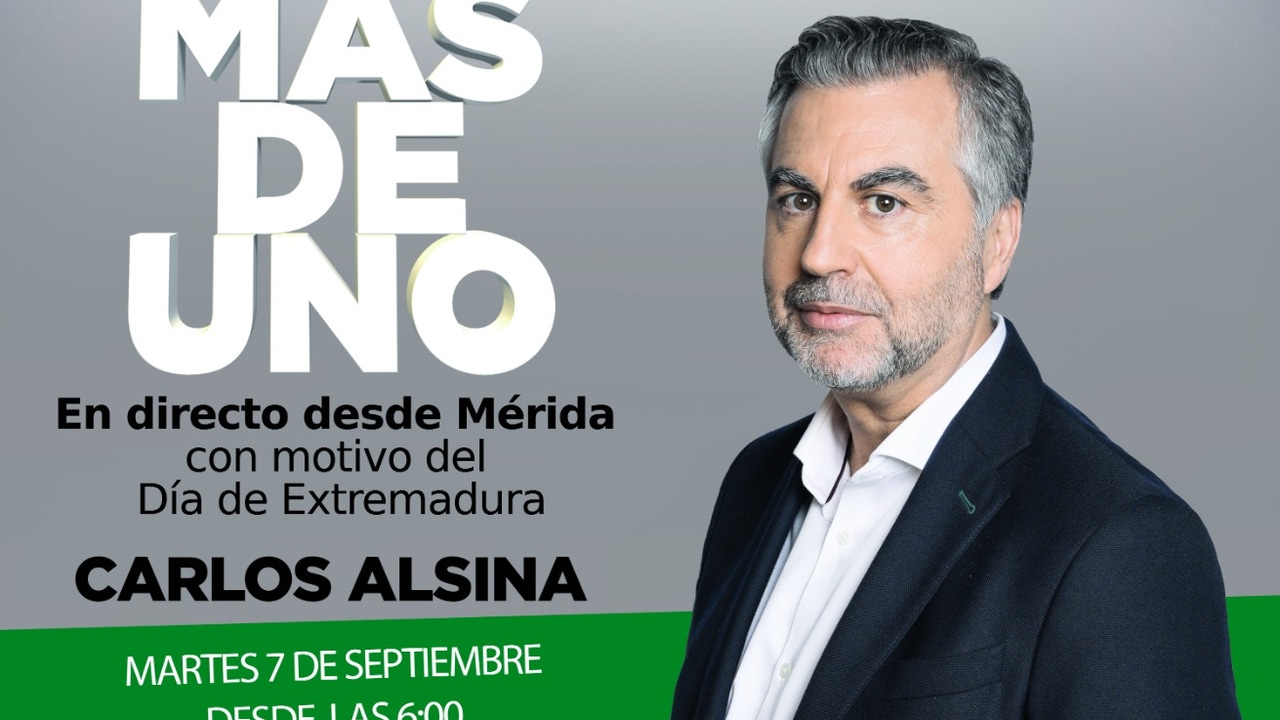 Más de Uno con Carlos Alsina desde Mérida Onda Cero Radio Más de Uno con Carlos Alsina desde Mérida Onda Cero Radio
