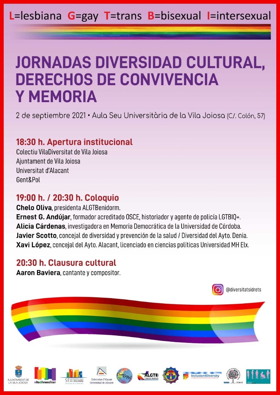La SEU Universitaria de La Vila Joiosa acoge las Jornadas "Diversidad Cultural, Derechos de Convivencia y Memoria" La SEU Universitaria de La Vila Joiosa acoge las Jornadas "Diversidad Cultural, Derechos de Convivencia y Memoria"