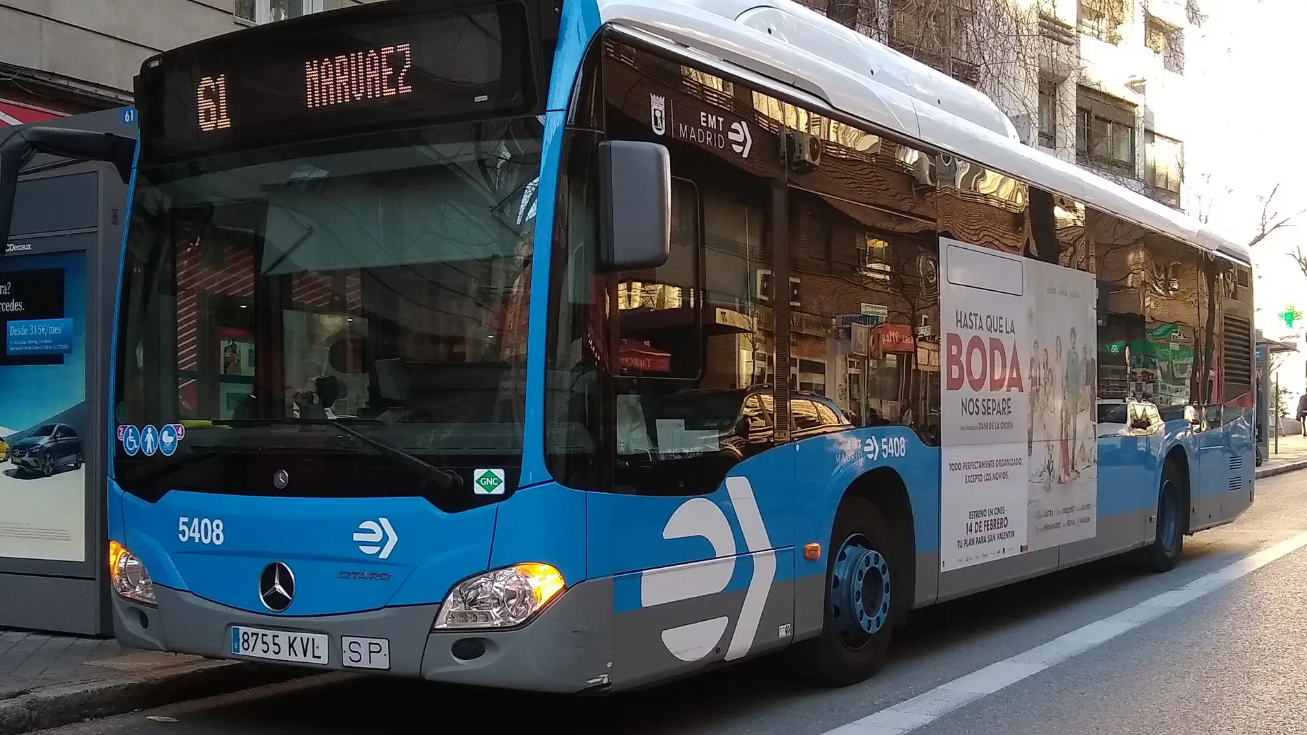 Los autobuses de EMT Madrid