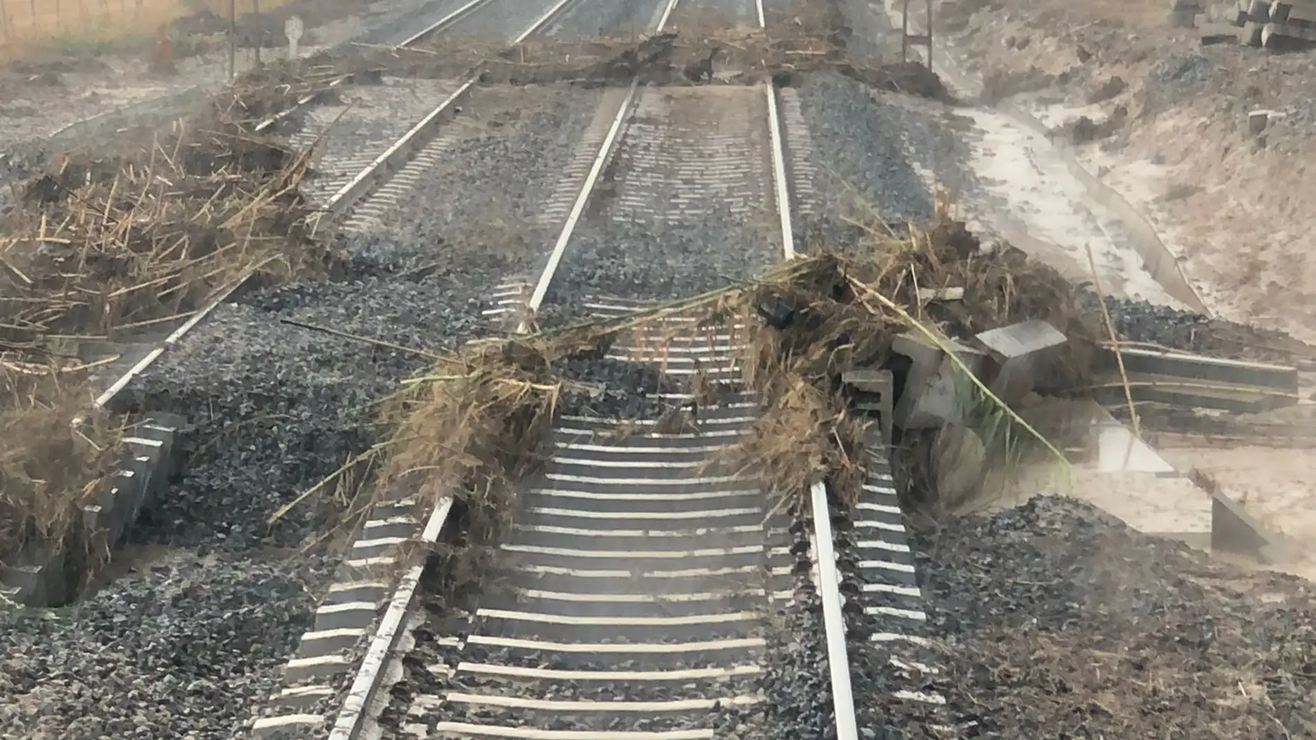 Los daños también han afectado a otras líneas de tren, como al AVE Madrid-Toledo