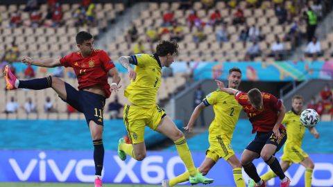 España y Suecia ya se vieron las caras en la pasada Eurocopa