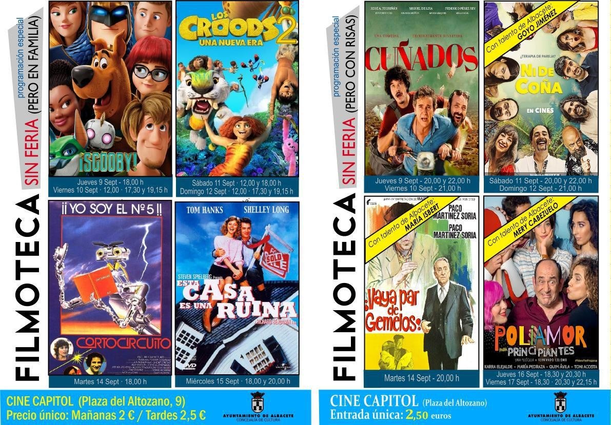 Programación especial para esta 'No Feria' en la Filmoteca Programación especial para esta 'No Feria' en la Filmoteca