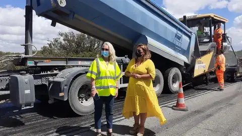 La Junta realiza obras de refuerzo de firme para mejorar la seguridad vial en la carretera A-408 La Junta realiza obras de refuerzo de firme para mejorar la seguridad vial en la carretera A-408