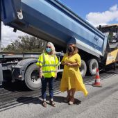 La Junta realiza obras de refuerzo de firme para mejorar la seguridad vial en la carretera A-408 