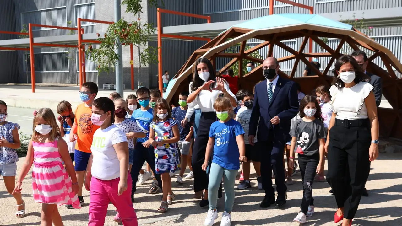 Visita de la Reina Letizia al CEIP Odón de Buen Visita de la Reina Letizia al CEIP Odón de Buen