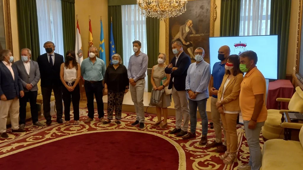 Homenaje a Pablo Carreño en el Ayuntamiento de Gijón Homenaje a Pablo Carreño en el Ayuntamiento de Gijón