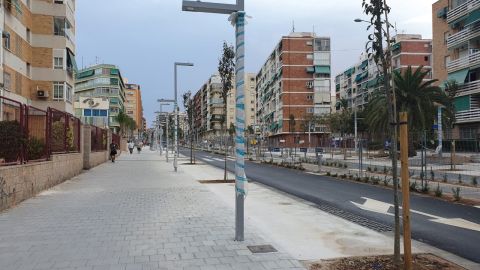 Obras en la Avenida del Padre Espla 