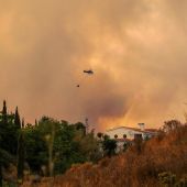Más de mil personas desalojadas por el incendio de Sierra Bermeja, Málaga