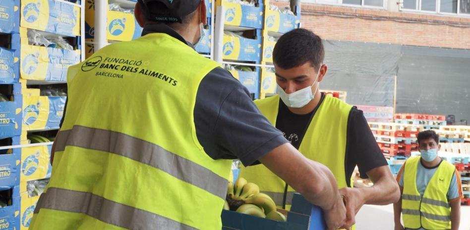 Pedri debuta como voluntario del Banco de Alimentos Pedri debuta como voluntario del Banco de Alimentos