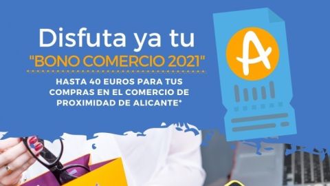 Cartel de la campaña Bono Comercio 