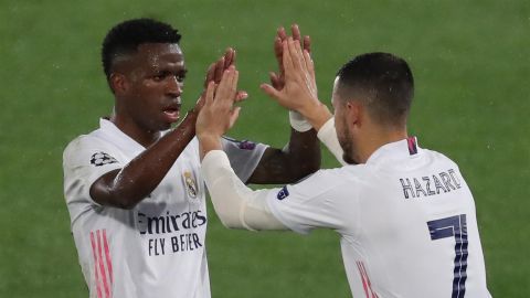 Vinicius y Hazard