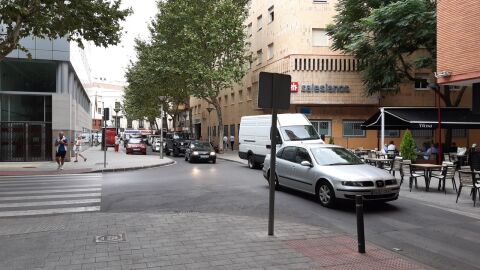 Tráfico en la zona centro de Ciudad Real