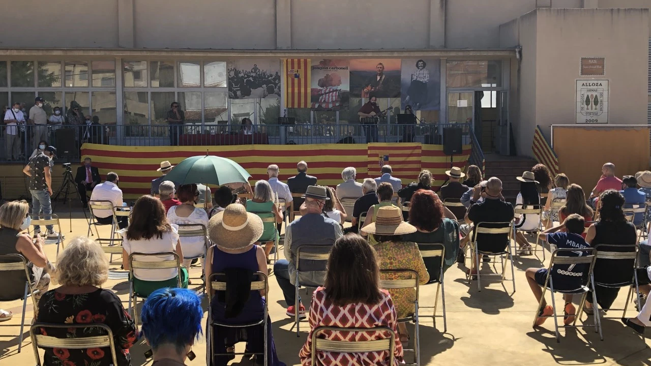 Homenaje a Joaquín Carbonell en Alloza